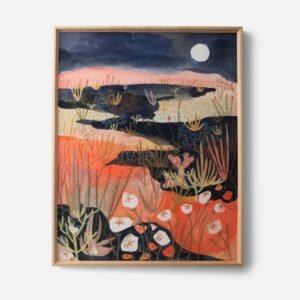 Night Vista Framed Print by Melissa Lakey